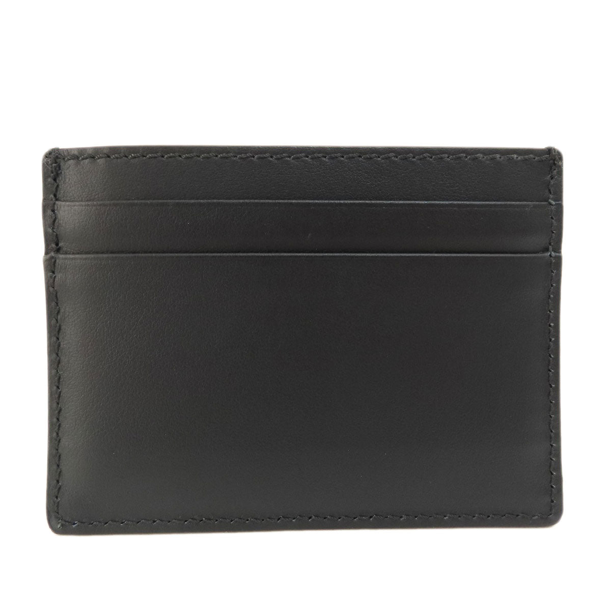 BURBERRY Card Case leather black logo mens(Unisex)