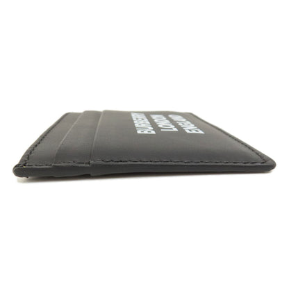 BURBERRY Card Case leather black logo mens(Unisex)