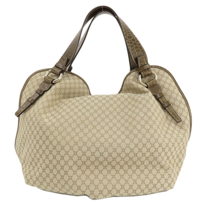 CELINE Tote Bag canvas beige Macadam Pattern Women