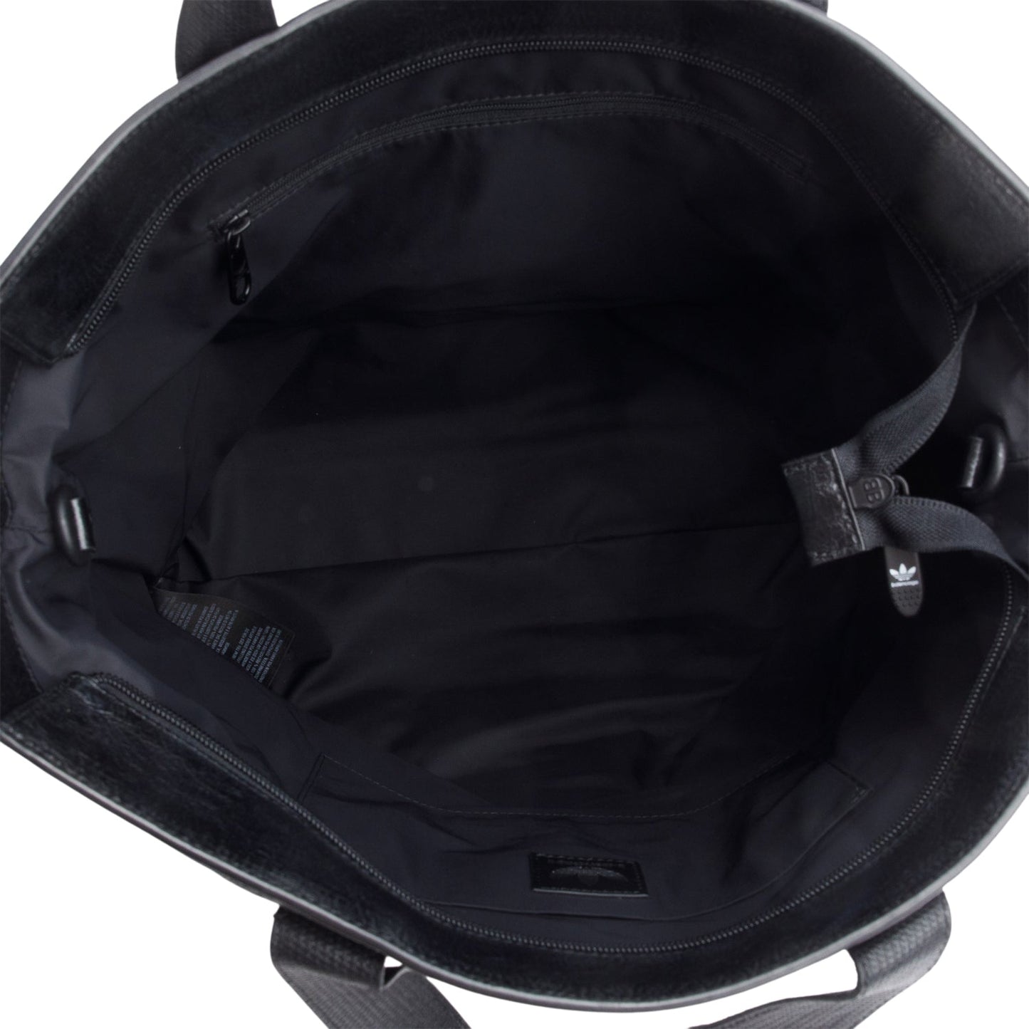 Balenciaga x Adidas Black Leather North-South Tote Bag
