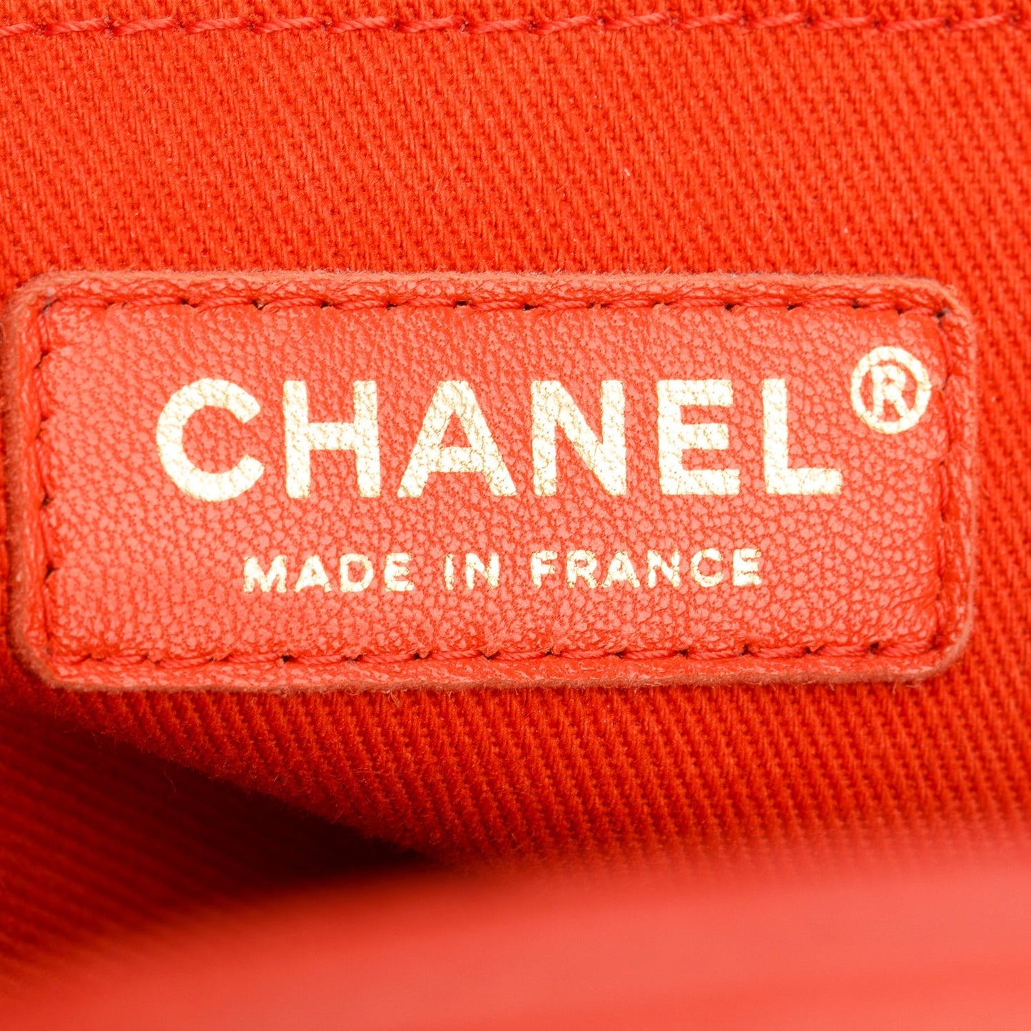 Chanel Red Grained Calfskin Small Neo Executive Shopper Tote