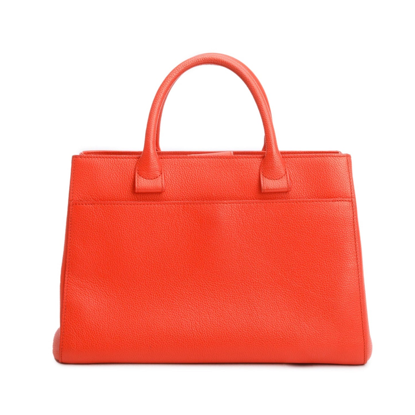 Chanel Red Grained Calfskin Small Neo Executive Shopper Tote