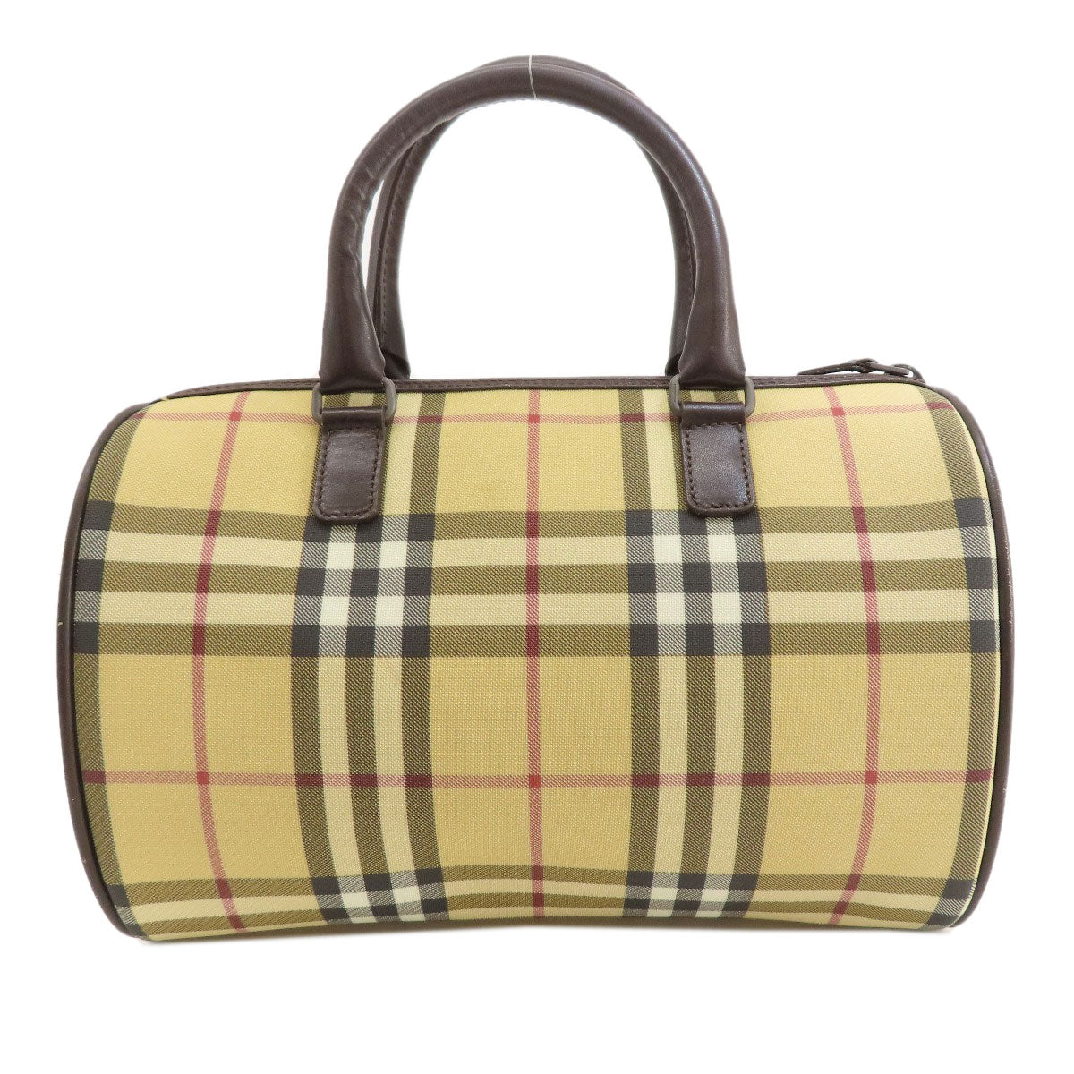 BURBERRY Handbag canvas beige Nova Check