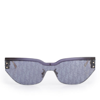 Christian Dior Black Oblique DiorClub M3U Cat-Eye Sunglasses