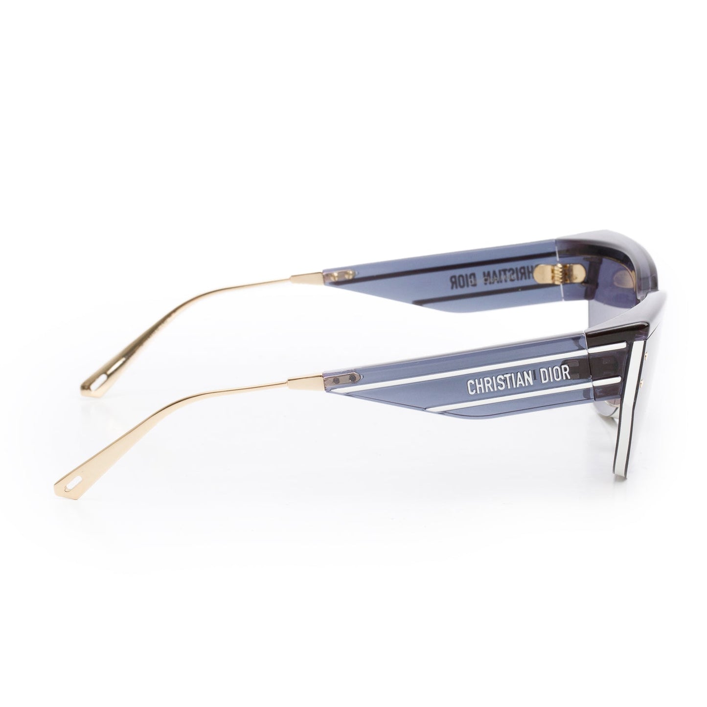 Christian Dior Black Oblique DiorClub M3U Cat-Eye Sunglasses