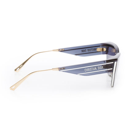 Christian Dior Black Oblique DiorClub M3U Cat-Eye Sunglasses