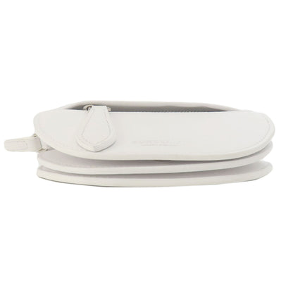 BURBERRY Shoulder Bag leather white Mini pochette