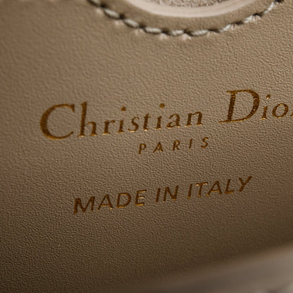 Christian Dior 2022 Taupe Box Calfskin East-West Bobby Bag