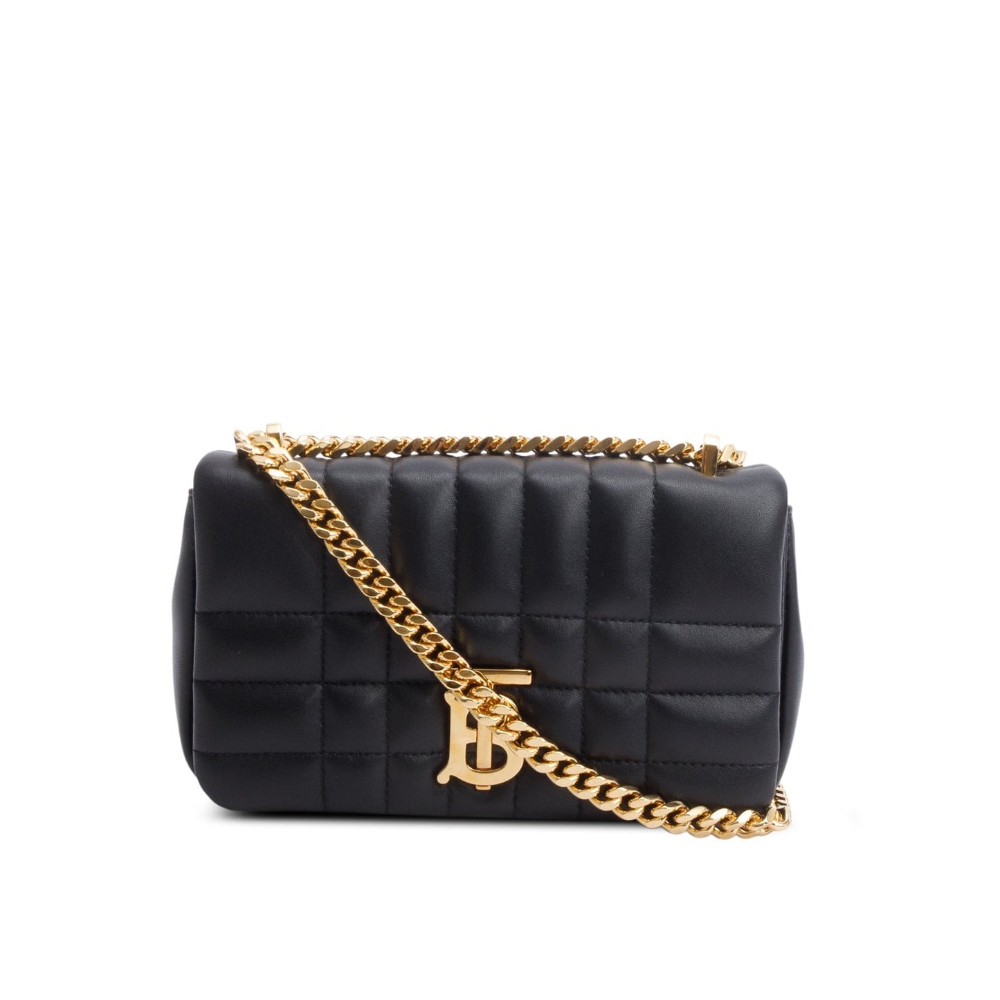 Burberry Black Quilted Leather Mini Lola Bag