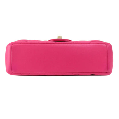 CHANEL Shoulder Bag lambskin pink ChainShoulder Matelasse Gold Metal