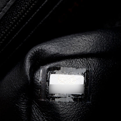 Chanel 2020 Black Lambskin Mini Coco Charms Rectangular Flap