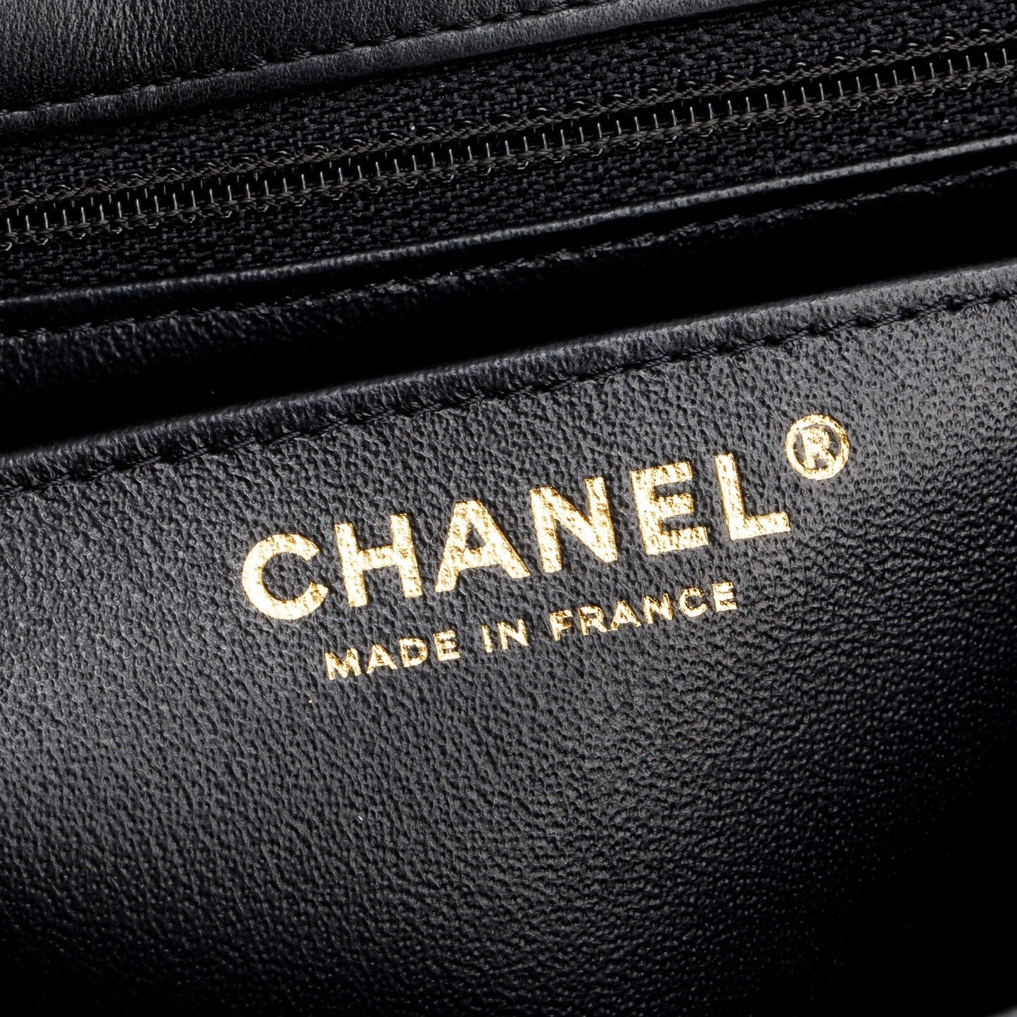 Chanel 2020 Black Lambskin Mini Coco Charms Rectangular Flap