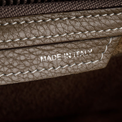Celine Taupe Calfskin Micro Luggage Tote