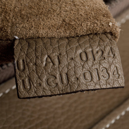 Celine Taupe Calfskin Micro Luggage Tote