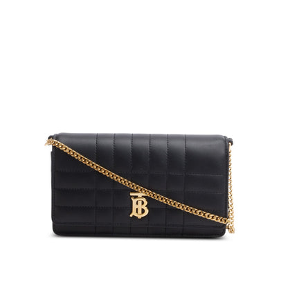 Burberry Black Quilted Leather Mini Lola Bag