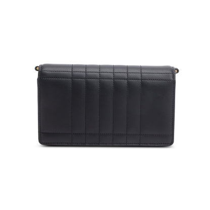 Burberry Black Quilted Leather Mini Lola Bag