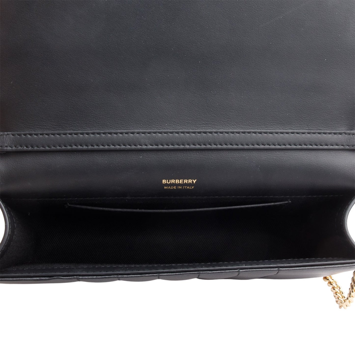 Burberry Black Quilted Leather Mini Lola Bag