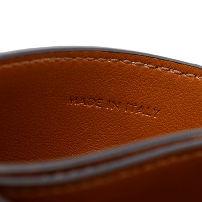 Celine 2025 Tan Supple Grained Calfskin Leather Accordeon Card Holder Nino