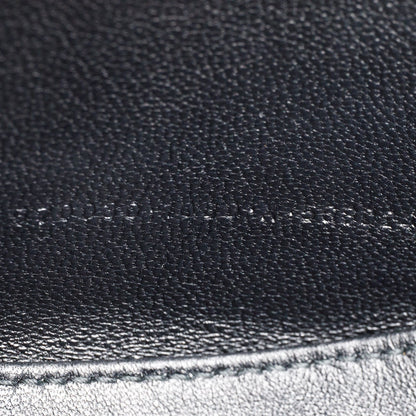 Balenciaga Black Suede Opera Clutch