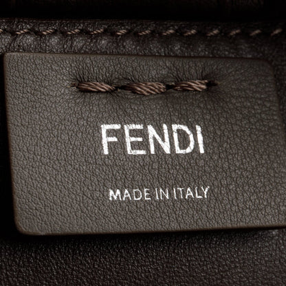 Fendi Grey Vitello Dolce Petite 3Jours Tote
