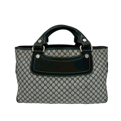 CELINE Handbag canvas black Boogie bag