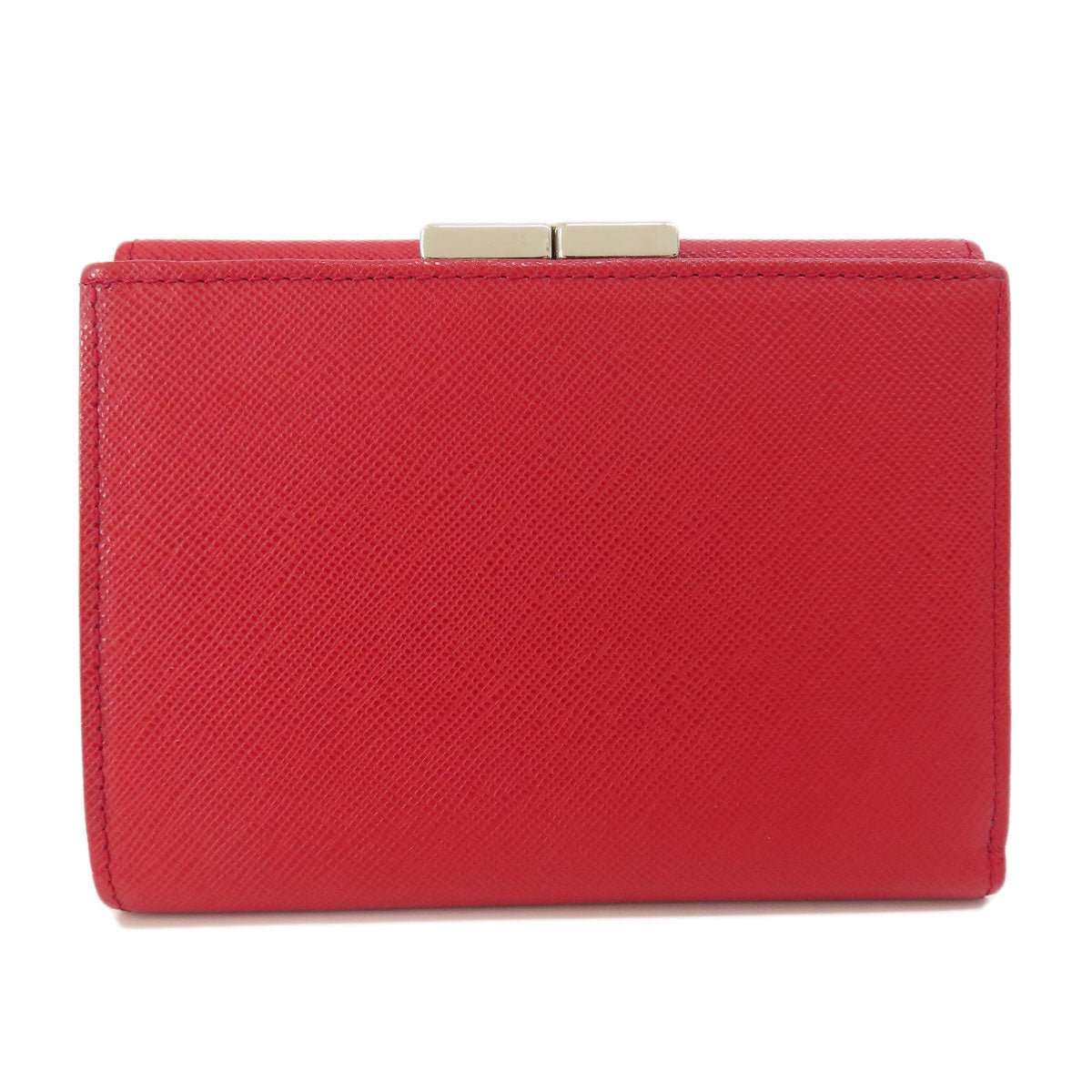 BURBERRY Bifold Wallet PVC Red logo Women