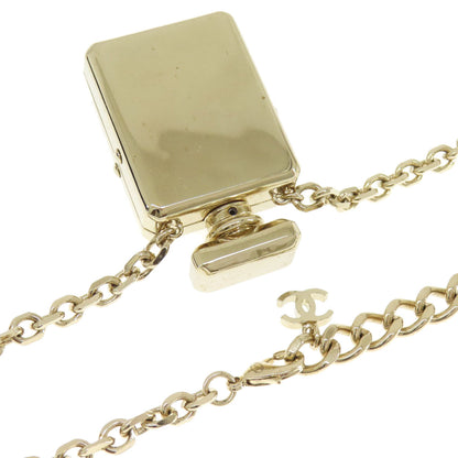 CHANEL Necklace metallic gold Bottle Necklace COCO Mark