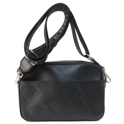 FENDI Shoulder Bag PVC black