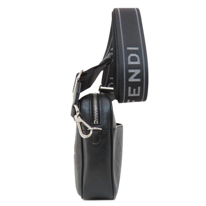 FENDI Shoulder Bag PVC black