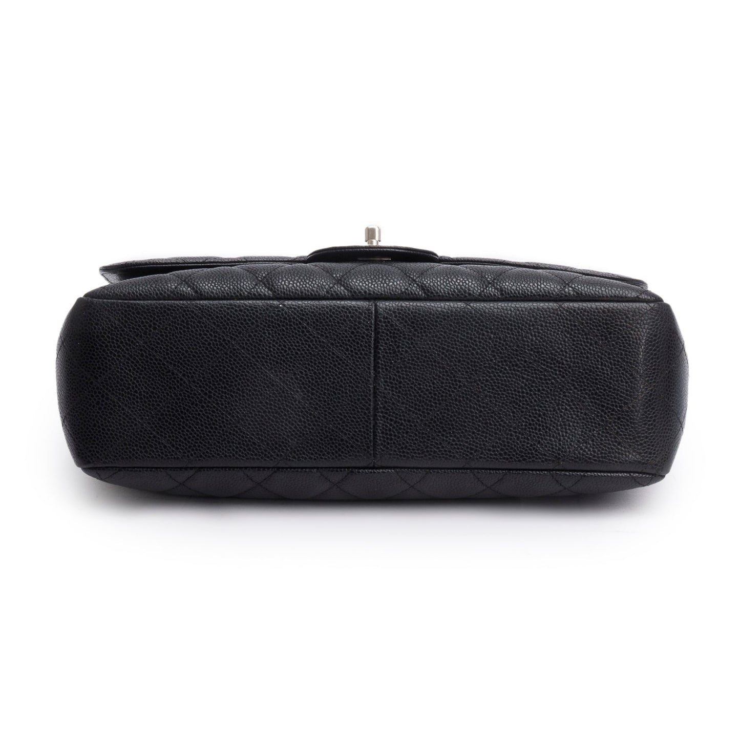 Chanel Black Caviar Jumbo Single Flap Bag