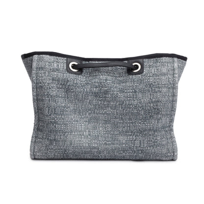 Chanel Grey Tweed Small Deauville Shopping Tote