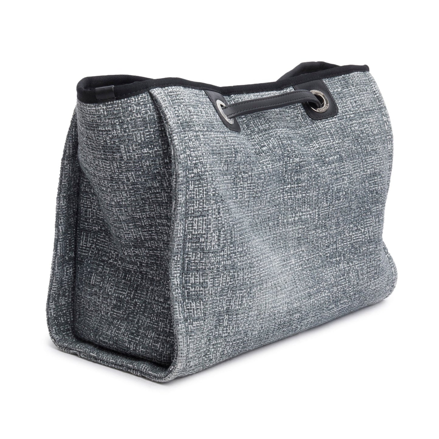 Chanel Grey Tweed Small Deauville Shopping Tote