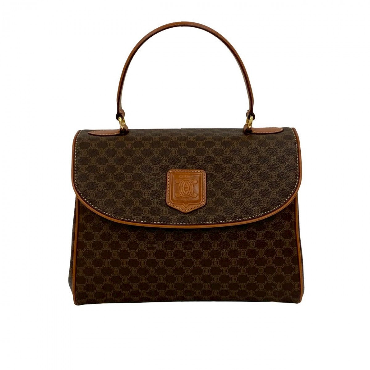 CELINE Handbag leather Brown