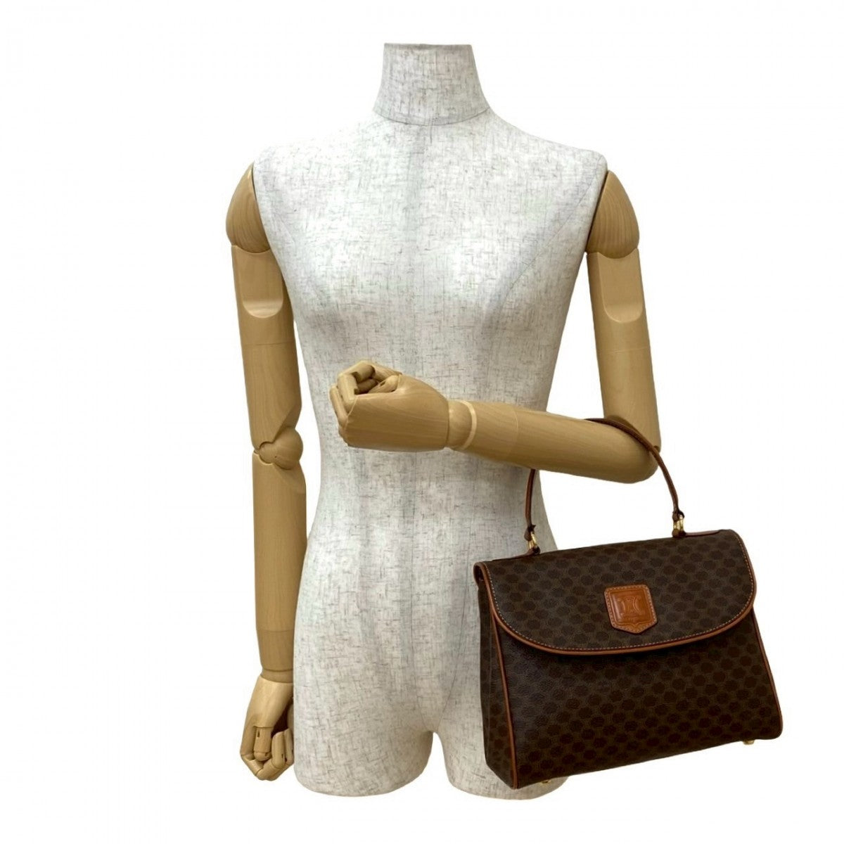 CELINE Handbag leather Brown