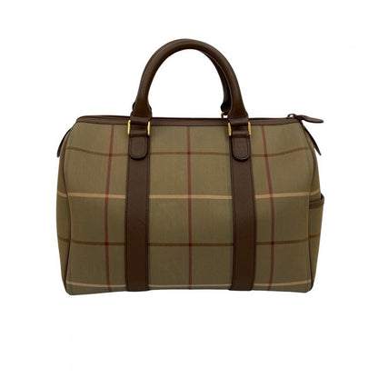 BURBERRY Handbag canvas Brown