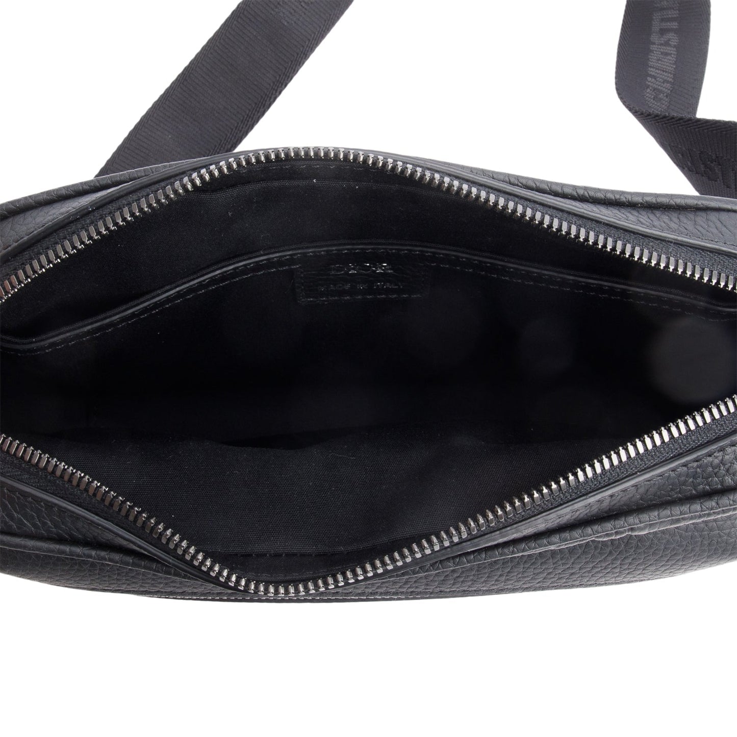 Christian Dior 2024 Black Embossed Calfskin Rider 2.0 Zipped Messenger Bag