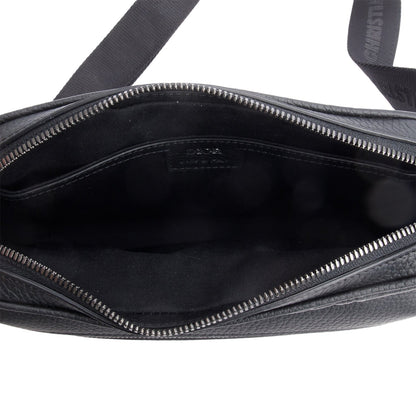 Christian Dior 2024 Black Embossed Calfskin Rider 2.0 Zipped Messenger Bag