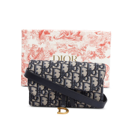 Christian Dior Oblique Saddle Belt Pouch