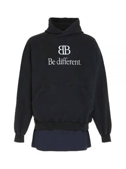 Luxury Balenciaga Trending 2025 BB Logo Hoodie Black