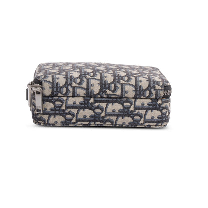 Christion Dior 2020 Oblique Jacquard Zipped Pouch Crossbody