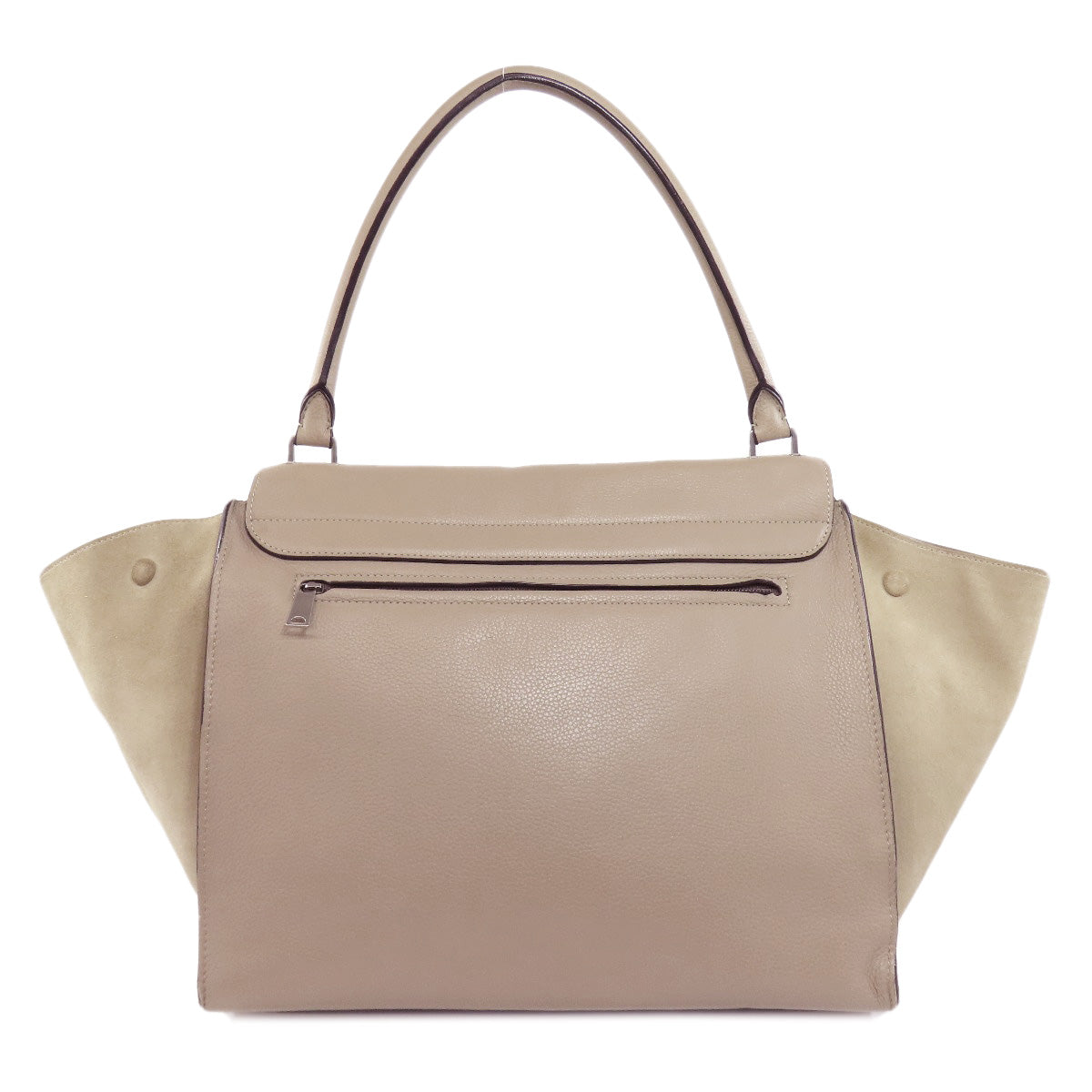 CELINE Tote Bag Calfskin beige Trapeze Women
