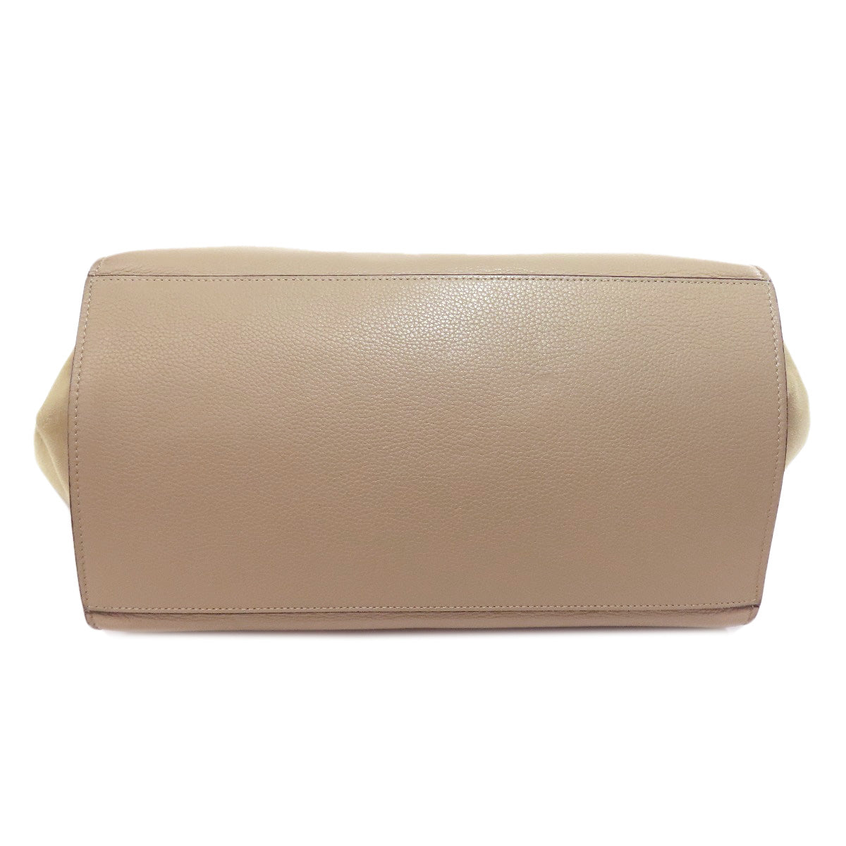 CELINE Tote Bag Calfskin beige Trapeze Women