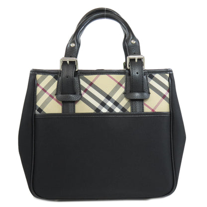 BURBERRY Tote Bag Nylon black Nova Check