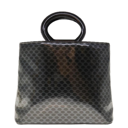 Luxury CELINE Macadam Canvas Hand Bag Black  65722