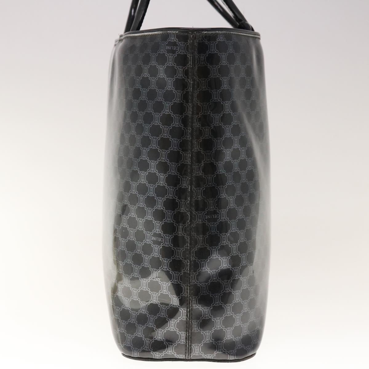 Luxury CELINE Macadam Canvas Hand Bag Black  65722