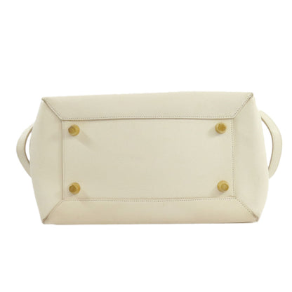 CELINE Handbag Calfskin white Belt bag 2WAY Women