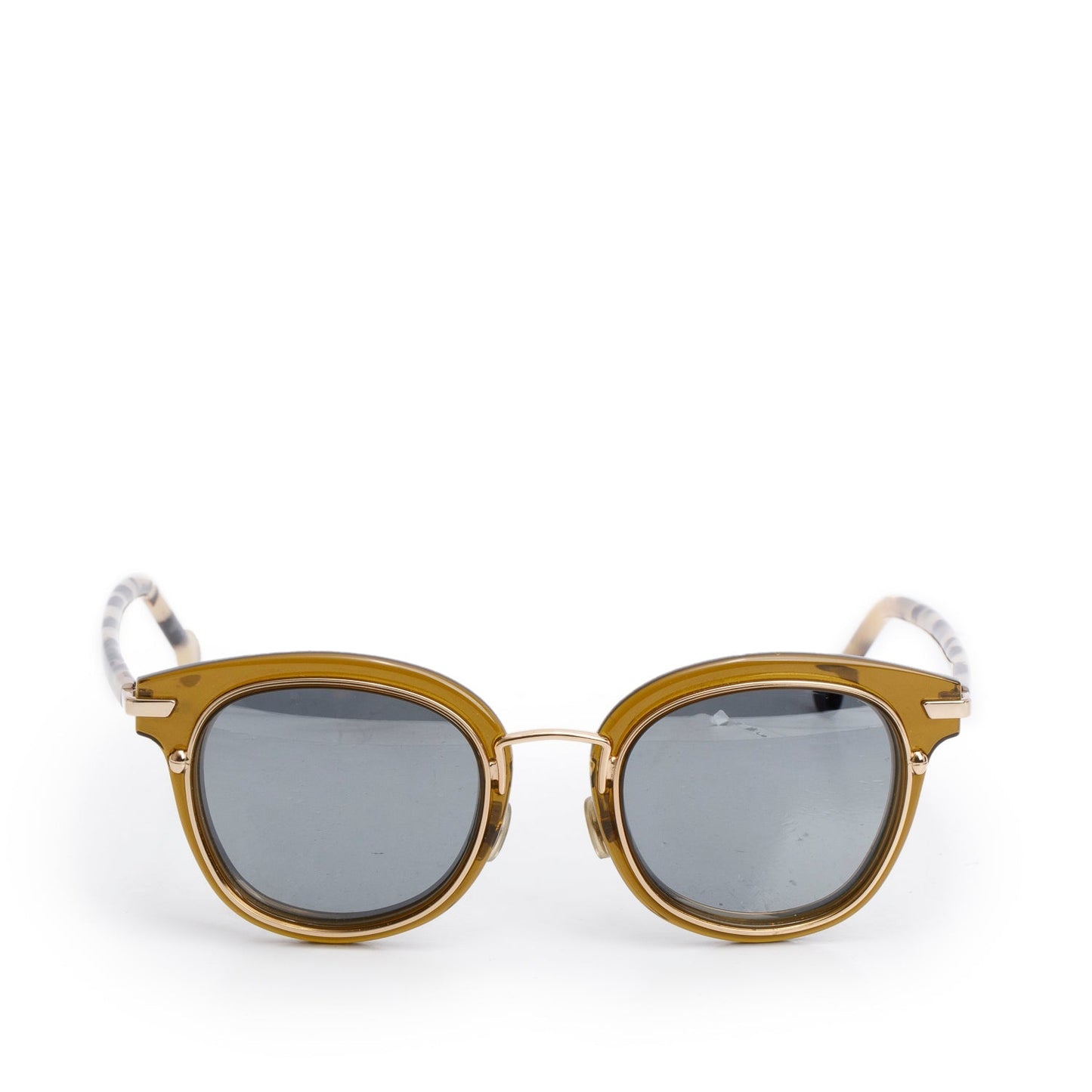 Christian Dior TCS15A/U4P Brown Origins 2 Acetate Mirrored Sunglasses