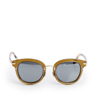 Christian Dior TCS15A/U4P Brown Origins 2 Acetate Mirrored Sunglasses