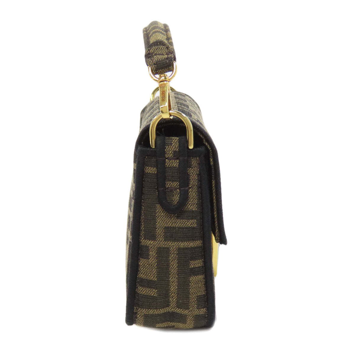 FENDI Shoulder Bag canvas Brown Zucca Pattern 2WAY