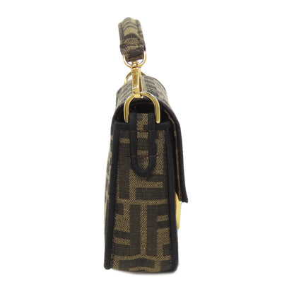 FENDI Shoulder Bag canvas Brown Zucca Pattern 2WAY